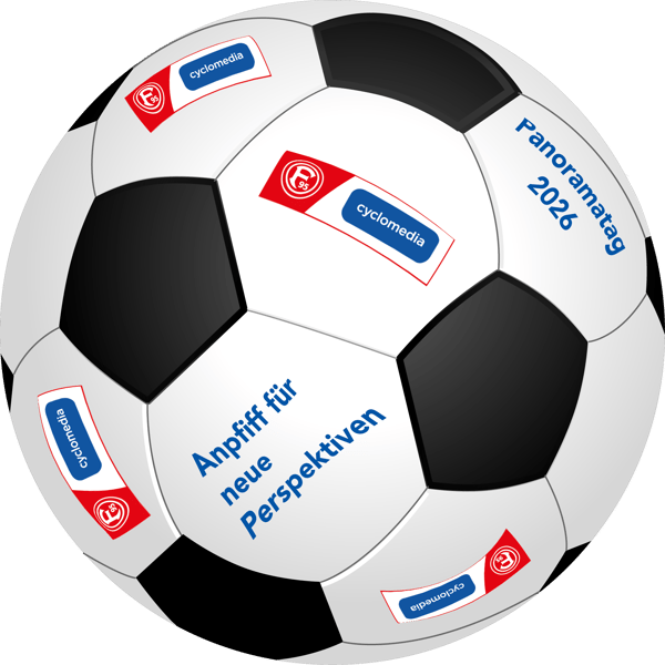 Fußball mit Logos